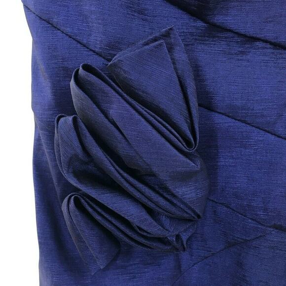 Jessica McClintock Strapless Cocktail Dress Purple - Picture 3 of 8